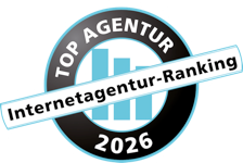 Internetagentur Ranking Siegel 2026 150 HQ GmbH