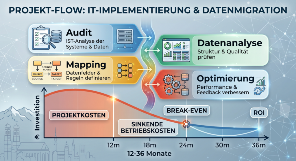 ROI und Amortisation der Migration HQ GmbH
