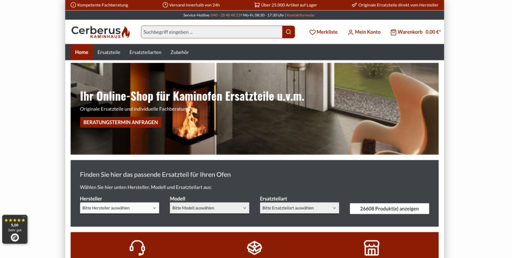 Cerberus Kaminhaus