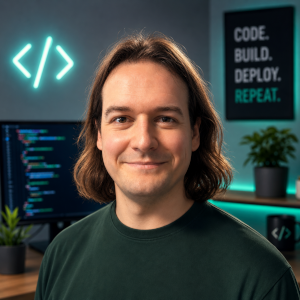 Portrait von Lukas Ehrenberg - Senior Shopware Developer & Cluster-Spezialist bei HQ GmbH