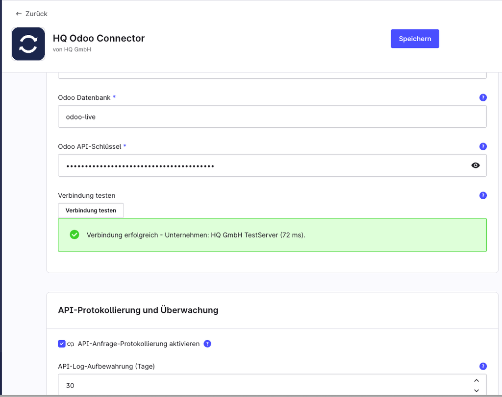 Shopware zu Odoo Connector Sync-test