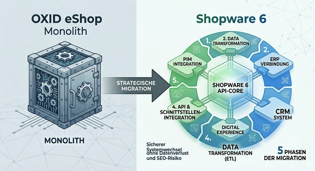Oxid zu Shopware Migration 2 Warum der Wechsel von OXID eShop zu Shopware 6 unumgänglich ist